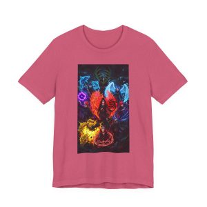 Elemental Spirits Graphic Tee — Colorful Fantasy Fire Water Air Earth T-Shirt - Image 29