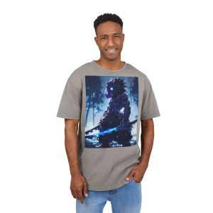 Dark Samurai Graphic Tee — Neon Blade Anime Shirt - Image 15