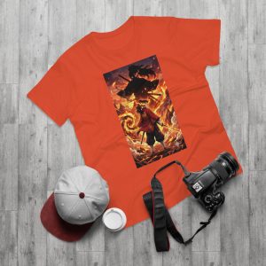 Fire Samurai Graphic T-Shirt – Anime - Image 7