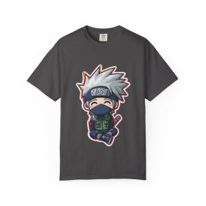 Kawaii Ninja Anime T-Shirt — Chibi Kakashi Design - Image 21