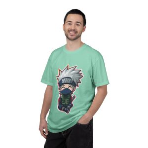 Kawaii Ninja Anime T-Shirt — Chibi Kakashi Design - Image 20
