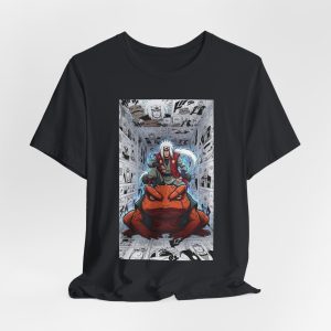 Anime T-Shirt — Ninja Warrior Riding Giant Toad Graphic Tee - Image 36