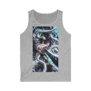 Anime Demon Slayer Tank Top — Intense Sword Attack Graphic - Image 5