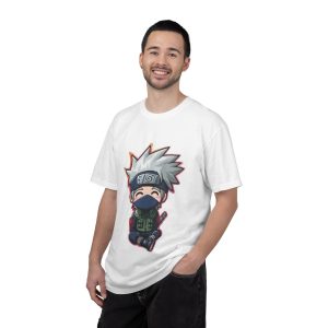 Kawaii Ninja Anime T-Shirt — Chibi Kakashi Design - Image 4