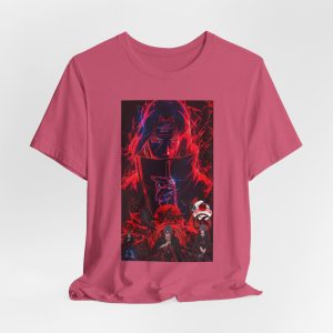 Graphic Tee — Dark Neon Anime Horror Design - Image 28