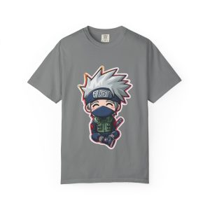 Kawaii Ninja Anime T-Shirt — Chibi Kakashi Design - Image 9