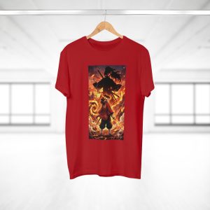 Fire Samurai Graphic T-Shirt – Anime - Image 32