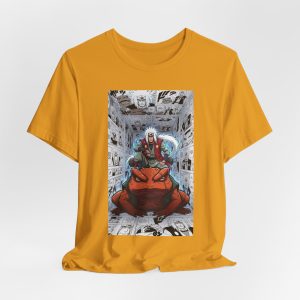 Anime T-Shirt — Ninja Warrior Riding Giant Toad Graphic Tee - Image 24