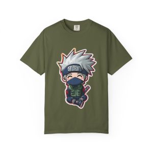 Kawaii Ninja Anime T-Shirt — Chibi Kakashi Design - Image 13