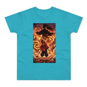 Fire Samurai Graphic T-Shirt – Anime - Image 17