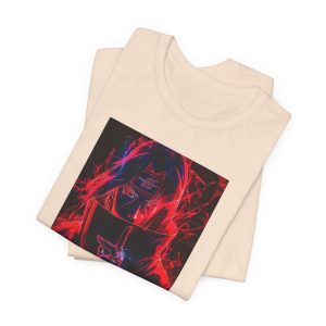Graphic Tee — Dark Neon Anime Horror Design - Image 15