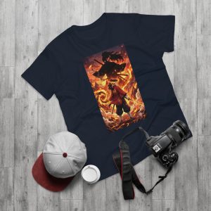 Fire Samurai Graphic T-Shirt – Anime - Image 23