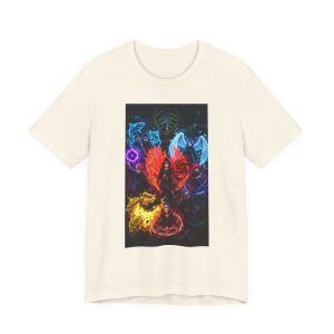 Elemental Spirits Graphic Tee — Colorful Fantasy Fire Water Air Earth T-Shirt - Image 13