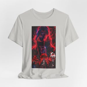 Graphic Tee — Dark Neon Anime Horror Design - Image 24