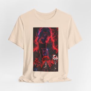 Graphic Tee — Dark Neon Anime Horror Design - Image 16