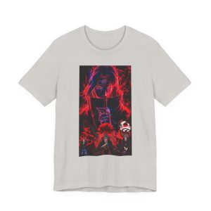 Graphic Tee — Dark Neon Anime Horror Design - Image 21