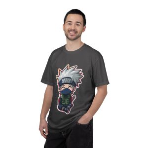 Kawaii Ninja Anime T-Shirt — Chibi Kakashi Design - Image 24