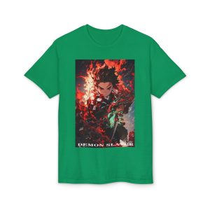 Demon Slayer Anime T-Shirt — Fiery Tanjiro Illustration - Image 17