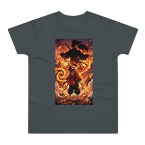 Fire Samurai Graphic T-Shirt – Anime - Image 25