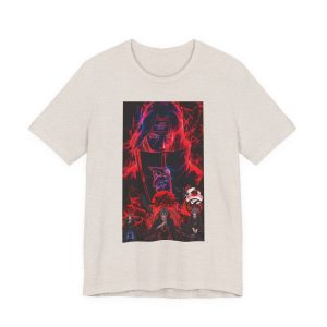 Graphic Tee — Dark Neon Anime Horror Design - Image 17