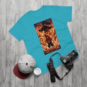 Fire Samurai Graphic T-Shirt – Anime - Image 19