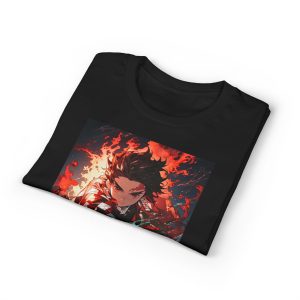 Demon Slayer Anime T-Shirt — Fiery Tanjiro Illustration - Image 7