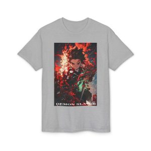 Demon Slayer Anime T-Shirt — Fiery Tanjiro Illustration - Image 13