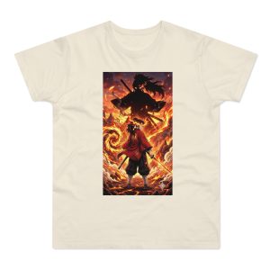 Fire Samurai Graphic T-Shirt – Anime - Image 9