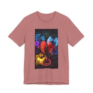 Elemental Spirits Graphic Tee — Colorful Fantasy Fire Water Air Earth T-Shirt - Image 9