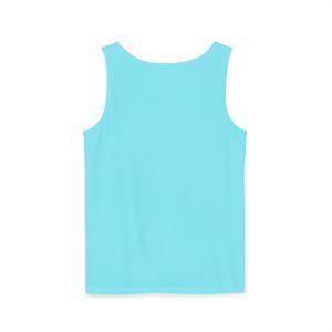 Flaming Anime Guy Tank Top — Neon Fire Graphic Sleeveless Tee - Image 22
