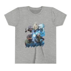 Youth Anime Ninja Team T‑Shirt — 'Kakashi' Lightning Jutsu Graphic Tee - Image 17