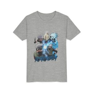 Youth Anime Ninja Team T‑Shirt — 'Kakashi' Lightning Jutsu Graphic Tee - Image 19