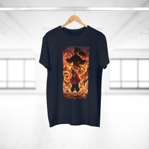 Fire Samurai Graphic T-Shirt – Anime - Image 24