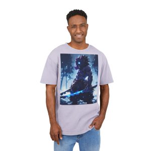 Dark Samurai Graphic Tee — Neon Blade Anime Shirt - Image 19