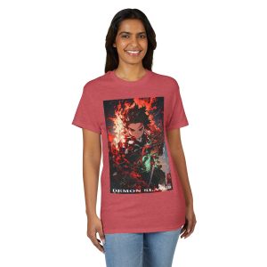 Demon Slayer Anime T-Shirt — Fiery Tanjiro Illustration - Image 28