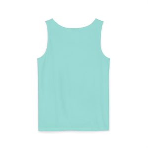 Flaming Anime Guy Tank Top — Neon Fire Graphic Sleeveless Tee - Image 14