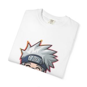 Kawaii Ninja Anime T-Shirt — Chibi Kakashi Design - Image 3