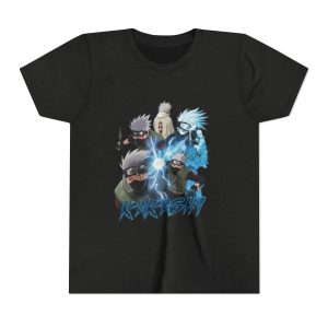 Youth Anime Ninja Team T‑Shirt — 'Kakashi' Lightning Jutsu Graphic Tee - Image 14