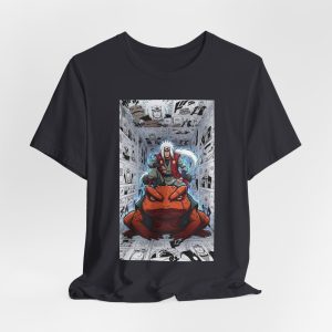 Anime T-Shirt — Ninja Warrior Riding Giant Toad Graphic Tee - Image 32
