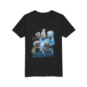 Youth Anime Ninja Team T‑Shirt — 'Kakashi' Lightning Jutsu Graphic Tee - Image 12