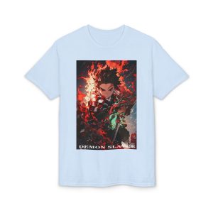 Demon Slayer Anime T-Shirt — Fiery Tanjiro Illustration - Image 21