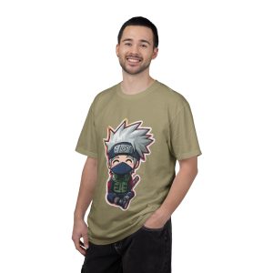 Kawaii Ninja Anime T-Shirt — Chibi Kakashi Design - Image 8