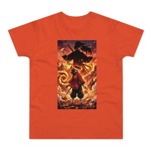 Fire Samurai Graphic T-Shirt – Anime - Image 5