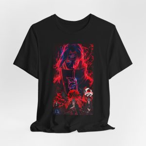 Graphic Tee — Dark Neon Anime Horror Design - Image 12