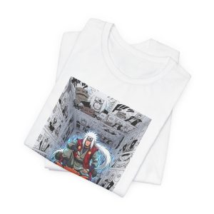 Anime T-Shirt — Ninja Warrior Riding Giant Toad Graphic Tee - Image 3