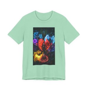 Elemental Spirits Graphic Tee — Colorful Fantasy Fire Water Air Earth T-Shirt - Image 25