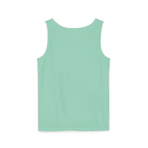 Flaming Anime Guy Tank Top — Neon Fire Graphic Sleeveless Tee - Image 10