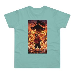 Fire Samurai Graphic T-Shirt – Anime - Image 13