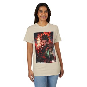 Demon Slayer Anime T-Shirt — Fiery Tanjiro Illustration - Image 12
