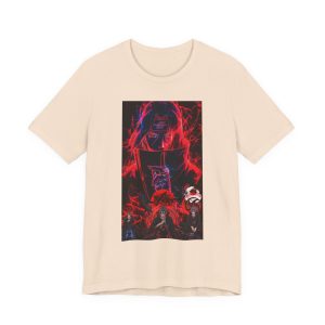 Graphic Tee — Dark Neon Anime Horror Design - Image 13